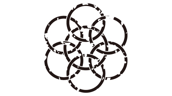 ダウンロード販売素材・家紋はんこ素材・釜敷キ(かましき)ZIP (AI, PNG形式)