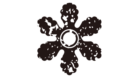 ダウンロード販売素材・家紋はんこ素材・釜敷キ(かましき)ZIP (AI, PNG形式)