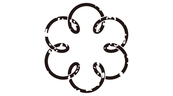 ダウンロード販売素材・家紋はんこ素材・釜敷キ(かましき)ZIP (AI, PNG形式)