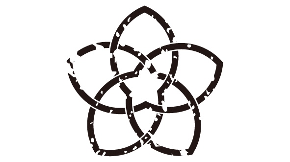 ダウンロード販売素材・家紋はんこ素材・釜敷キ(かましき)ZIP (AI, PNG形式)