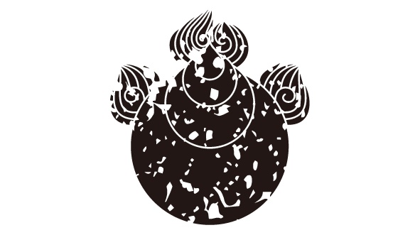 ダウンロード販売素材・家紋はんこ素材・玉(たま)ZIP (AI, PNG形式)