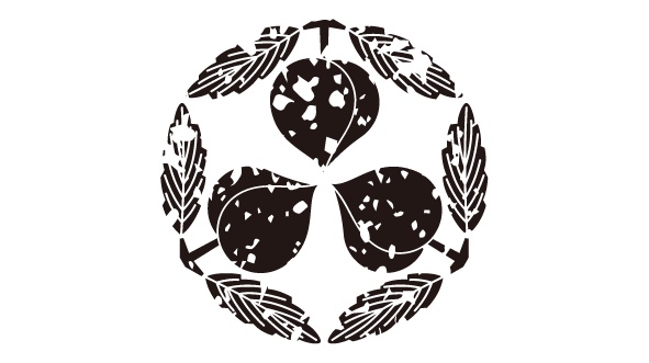 ダウンロード販売素材・家紋はんこ素材・桃(もも)ZIP (AI, PNG形式)