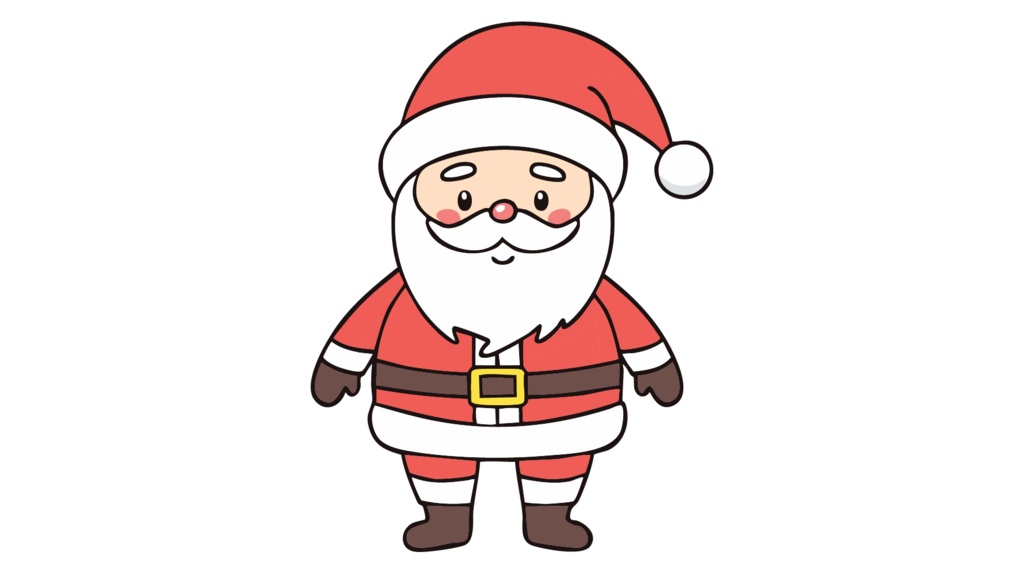 ダウンロード販売素材・販促イラスト素材・サンタクロースさんZIP (AI, PNG形式)