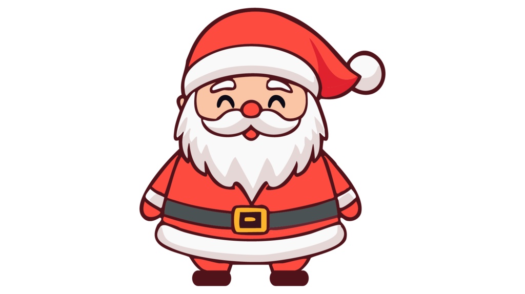 ダウンロード販売素材・販促イラスト素材・サンタクロースさんZIP (AI, PNG形式)