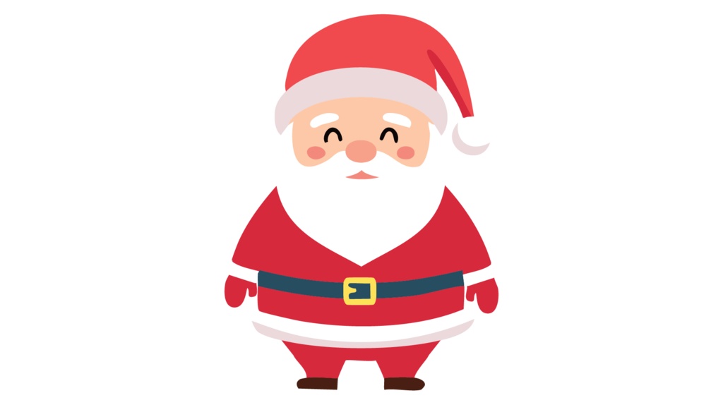 ダウンロード販売素材・販促イラスト素材・サンタクロースさんZIP (AI, PNG形式)