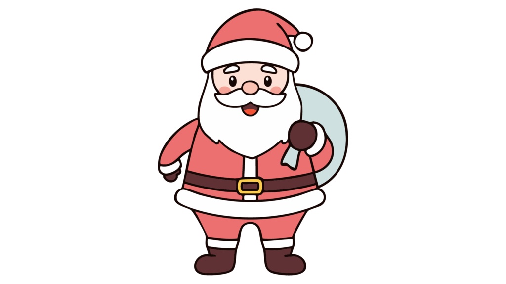 ダウンロード販売素材・販促イラスト素材・サンタクロースさんZIP (AI, PNG形式)
