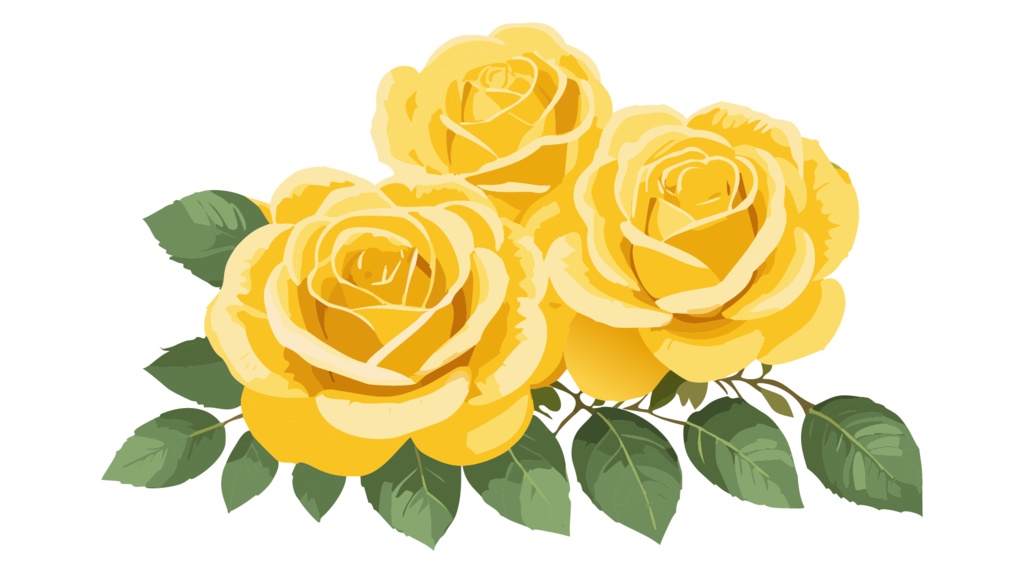 ダウンロード販売素材・販促イラスト素材・バラ(薔薇・ばら・花)ZIP (AI, PNG形式)