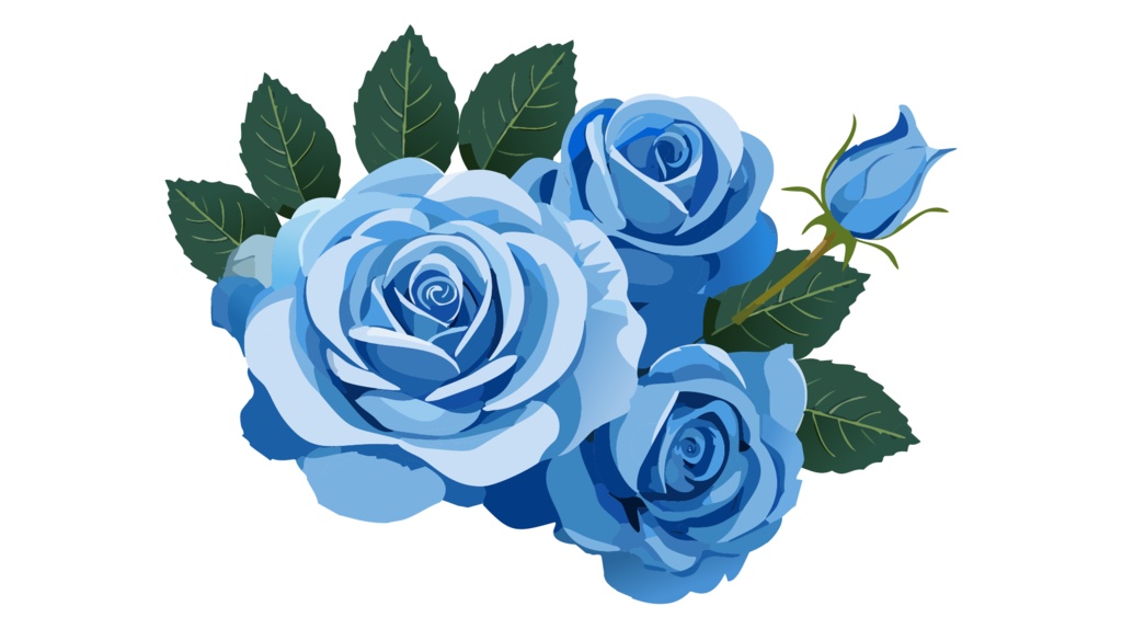 ダウンロード販売素材・販促イラスト素材・バラ(薔薇・ばら・花)ZIP (AI, PNG形式)