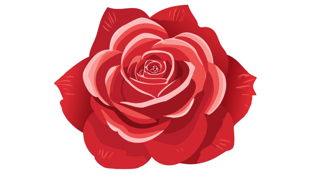 ダウンロード販売素材・販促イラスト素材・バラ(薔薇・ばら・花)ZIP (AI, PNG形式)