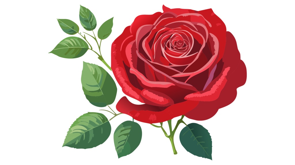 ダウンロード販売素材・販促イラスト素材・バラ(薔薇・ばら・花)ZIP (AI, PNG形式)