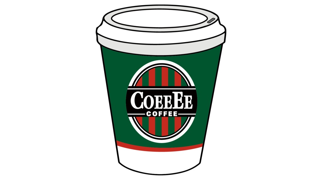 ダウンロード販売素材・販促イラスト素材・紙コップコーヒーZIP (AI, PNG形式)
