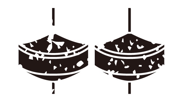 ダウンロード販売素材・家紋はんこ素材・独楽(こま)ZIP (AI, PNG形式)