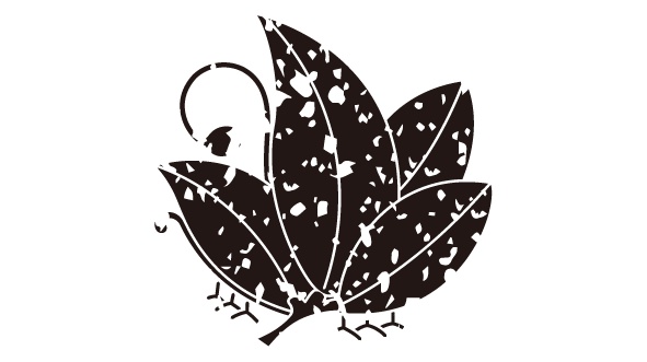 ダウンロード販売素材・家紋はんこ素材・南天(なんてん)ZIP (AI, PNG形式)