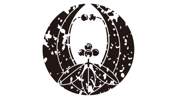 ダウンロード販売素材・家紋はんこ素材・南天(なんてん)ZIP (AI, PNG形式)