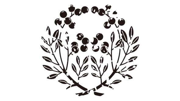 ダウンロード販売素材・家紋はんこ素材・南天(なんてん)ZIP (AI, PNG形式)