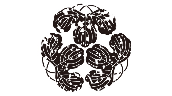 ダウンロード販売素材・家紋はんこ素材・葡萄(ぶどう)ZIP (AI, PNG形式)