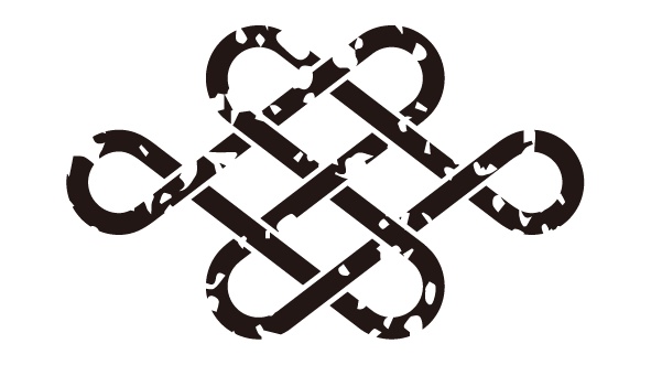 ダウンロード販売素材・家紋はんこ素材・宝結ビ(たからむすび)ZIP (AI, PNG形式)