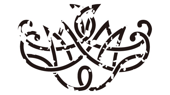 ダウンロード販売素材・家紋はんこ素材・宝結ビ(たからむすび)ZIP (AI, PNG形式)