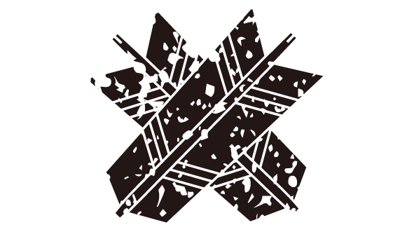 ダウンロード販売素材・家紋はんこ素材・矢(や)ZIP (AI, PNG形式)