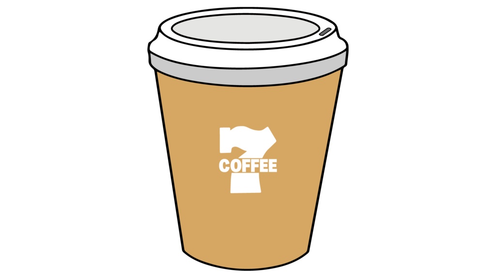 ダウンロード販売素材・販促イラスト素材・紙コップコーヒーZIP (AI, PNG形式)