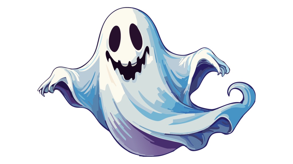 ダウンロード販売素材・販促イラスト素材・ホラーなお化け(おばけ・幽霊)ZIP (AI, PNG形式)