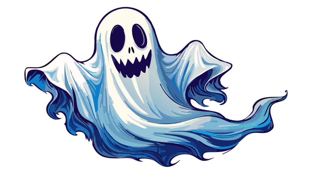 ダウンロード販売素材・販促イラスト素材・ホラーなお化け(おばけ・幽霊)ZIP (AI, PNG形式)