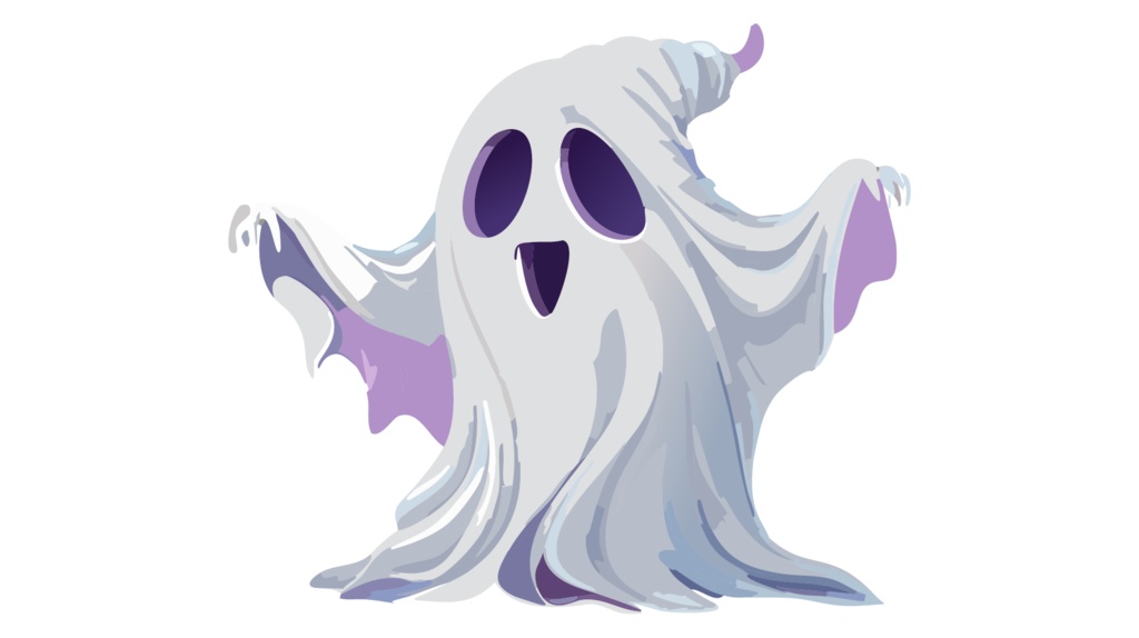 ダウンロード販売素材・販促イラスト素材・ホラーなお化け(おばけ・幽霊)ZIP (AI, PNG形式)