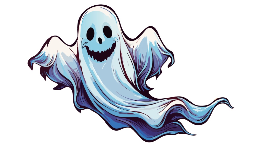 ダウンロード販売素材・販促イラスト素材・ホラーなお化け(おばけ・幽霊)ZIP (AI, PNG形式)