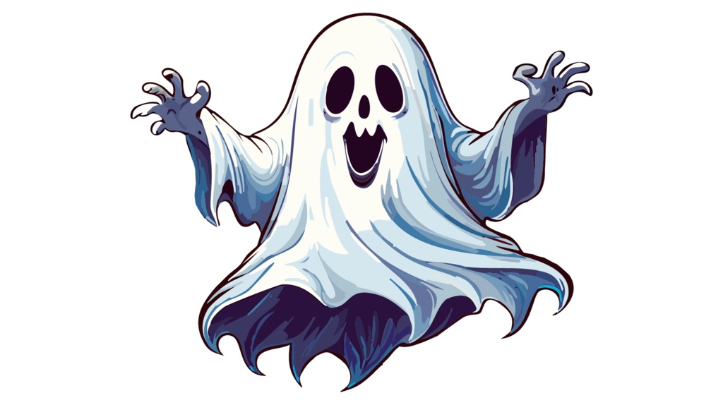 ダウンロード販売素材・販促イラスト素材・ホラーなお化け(おばけ・幽霊)ZIP (AI, PNG形式)