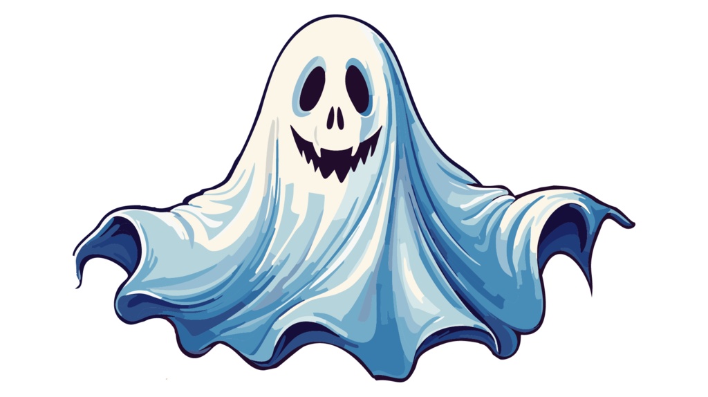 ダウンロード販売素材・販促イラスト素材・ホラーなお化け(おばけ・幽霊)ZIP (AI, PNG形式)