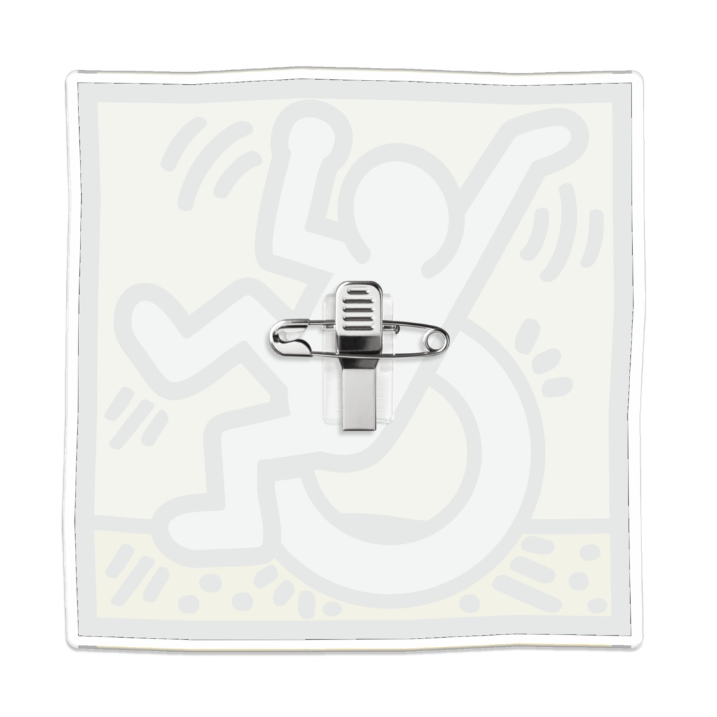 なるわん座限定!ポップアート車いすアクリルバッジ21