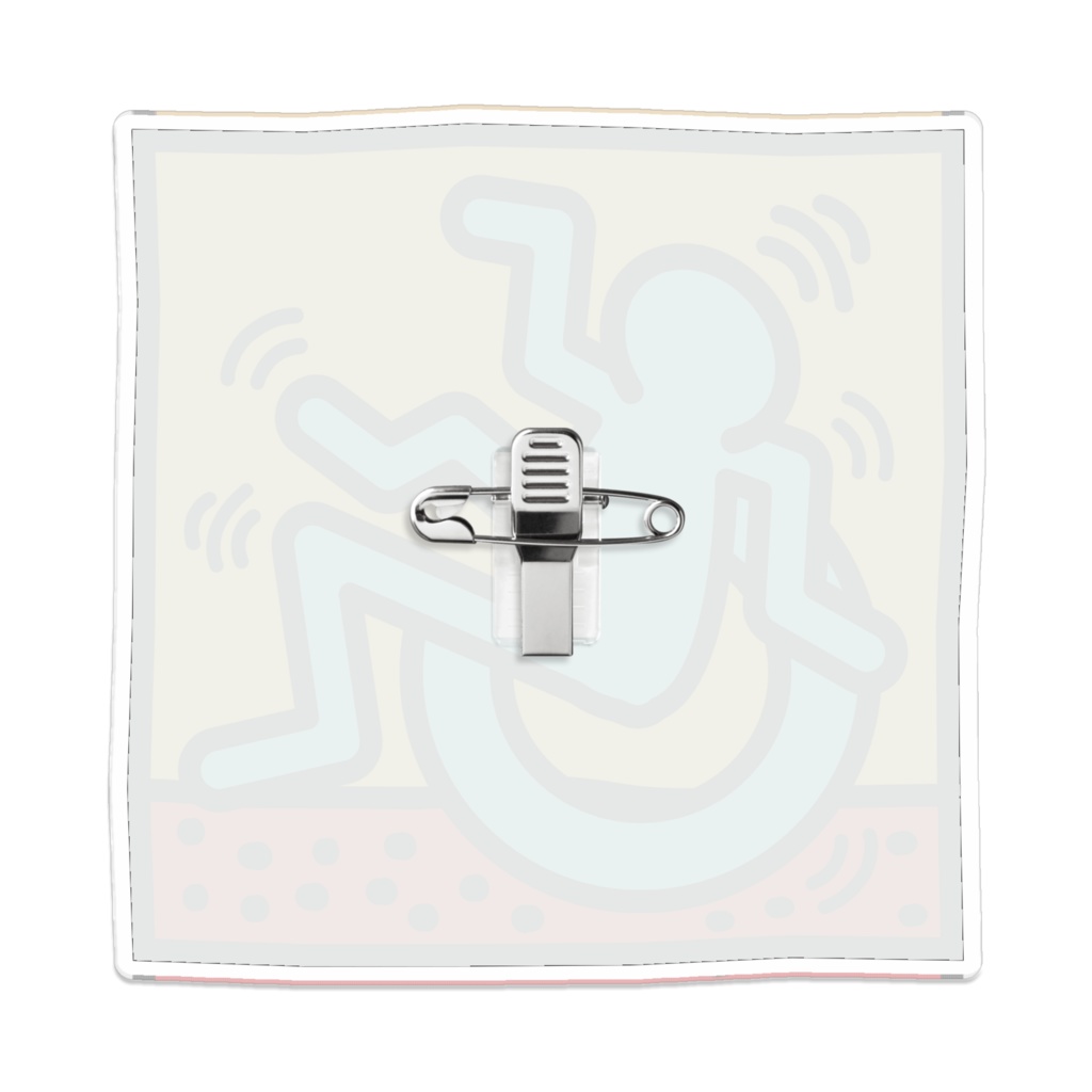 なるわん座限定!ポップアート車いすアクリルバッチ13