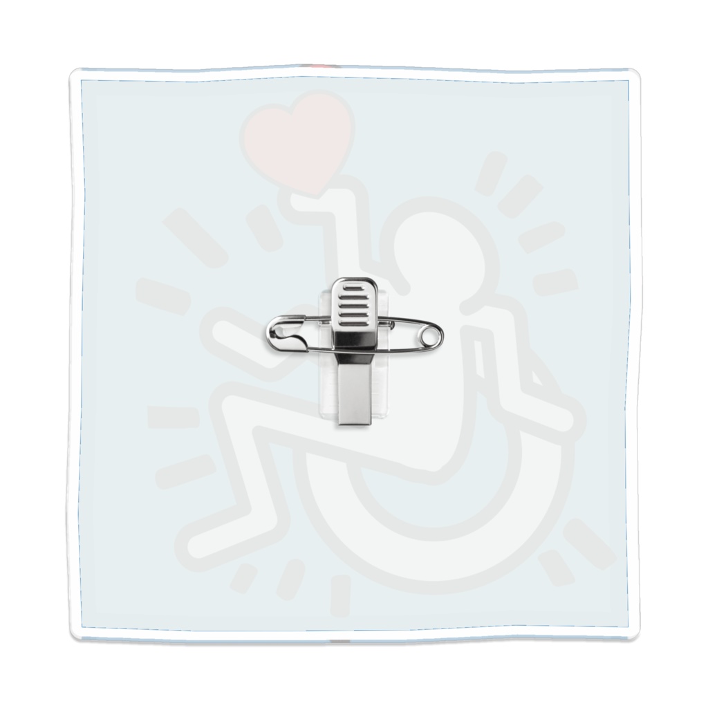 なるわん座限定!ポップアート車いすアクリルバッチ10