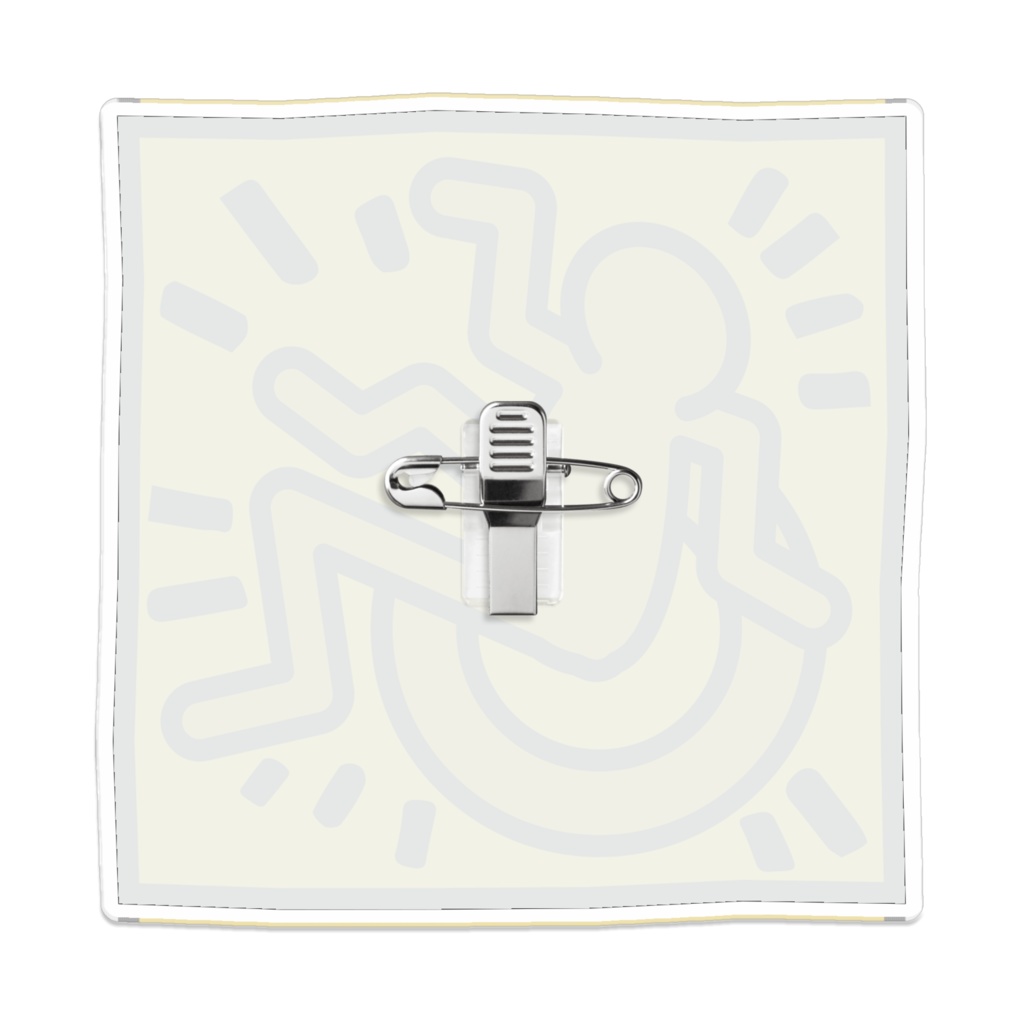 なるわん座限定!ポップアート車いすアクリルバッチ8