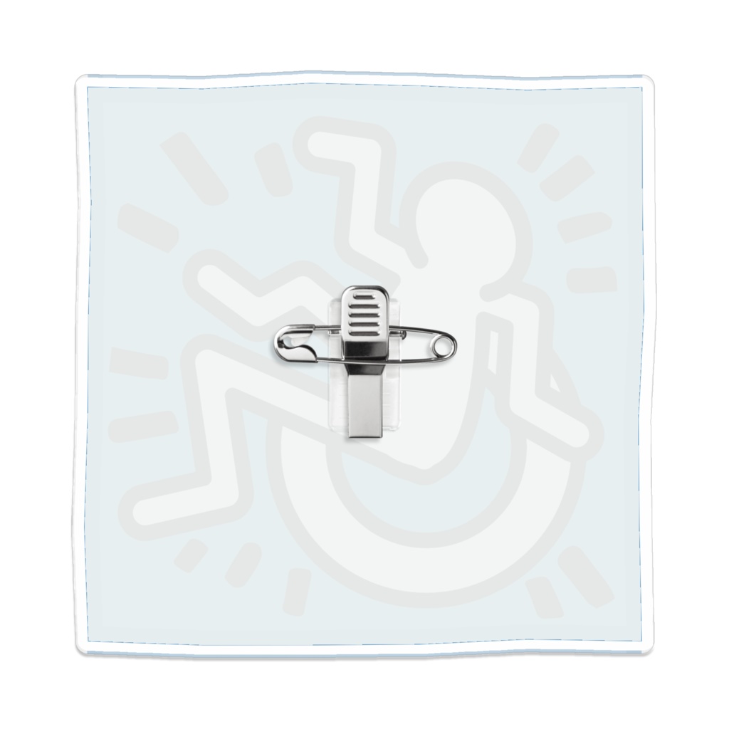 なるわん座限定!ポップアート車いすアクリルバッチ7