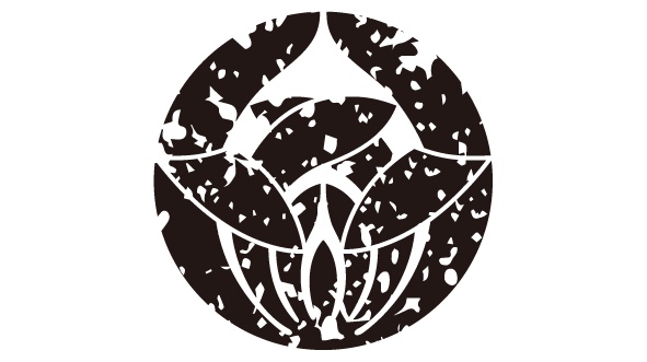 ダウンロード販売素材・家紋はんこ素材・蘭(らん)ZIP (AI, PNG形式)