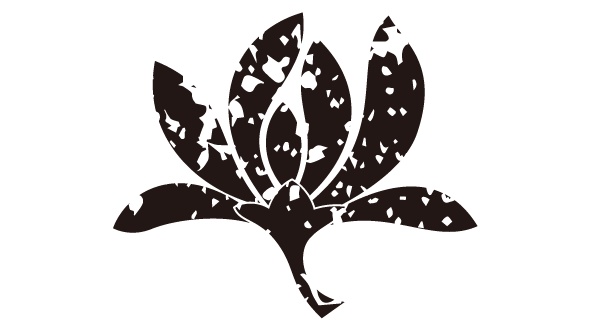 ダウンロード販売素材・家紋はんこ素材・蘭(らん)ZIP (AI, PNG形式)