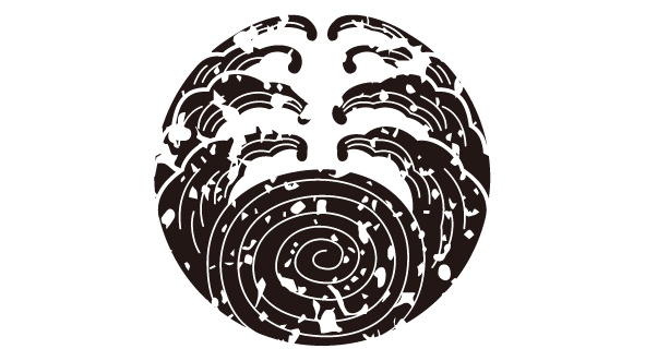 ダウンロード販売素材・家紋はんこ素材・浪(なみ)ZIP (AI, PNG形式)