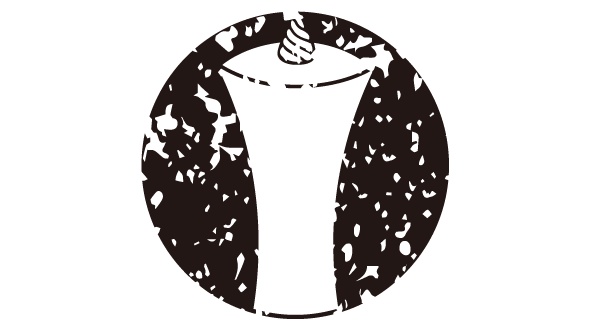 ダウンロード販売素材・家紋はんこ素材・蝋燭(ろうそく)ZIP (AI, PNG形式)