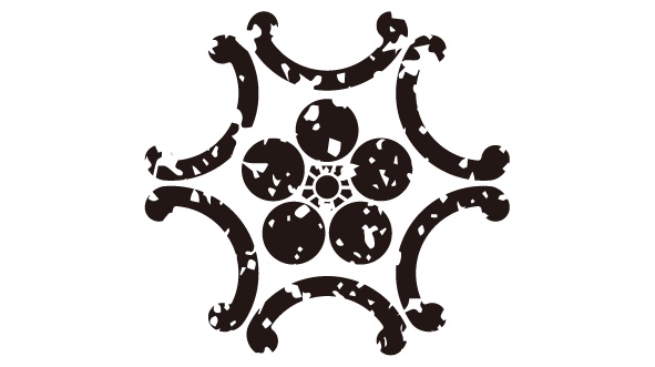 ダウンロード販売素材・家紋はんこ素材・鐶(かん)ZIP (AI, PNG形式)