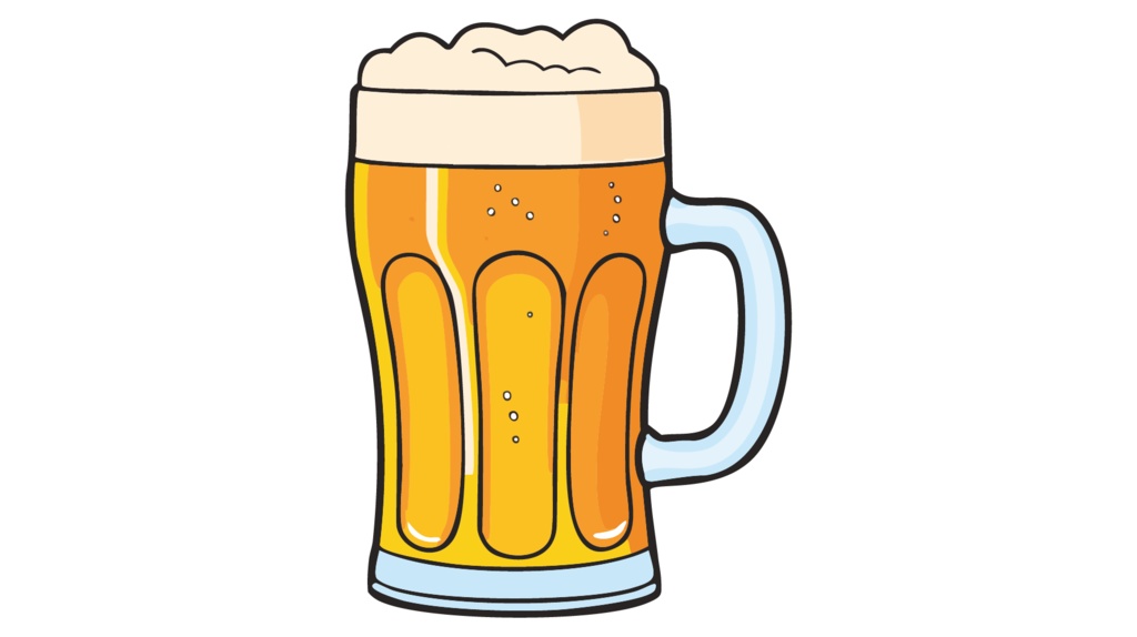 ダウンロード販売素材・販促イラスト素材・生ビール(ジョッキ)ZIP (AI, PNG形式)