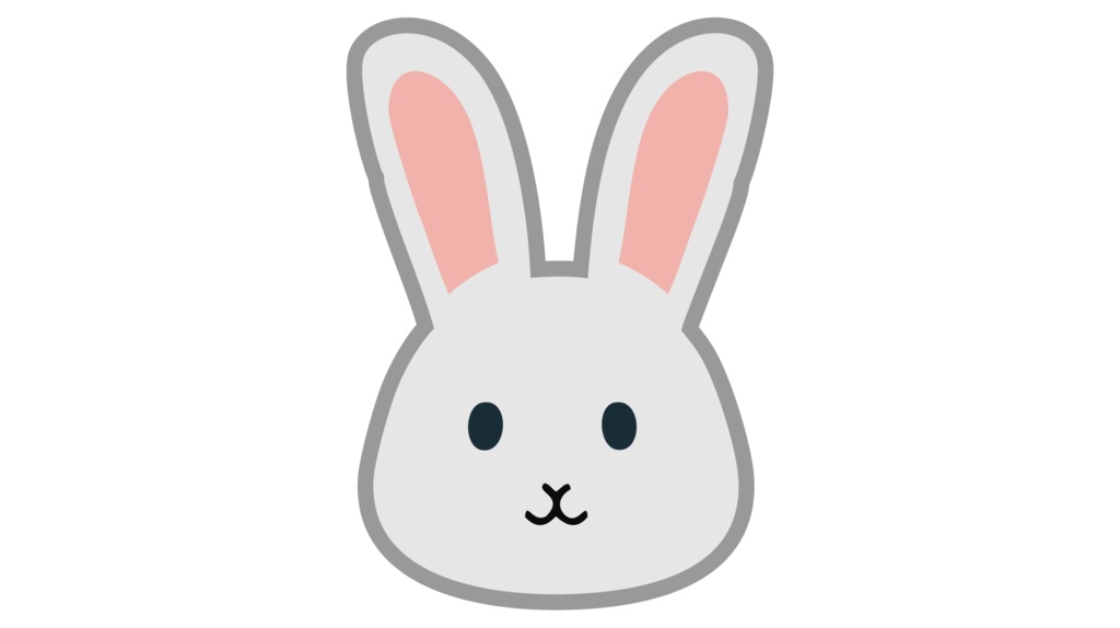 ダウンロード販売素材・販促イラスト素材・卯(うさぎ・兎・干支)ZIP (AI, PNG形式)