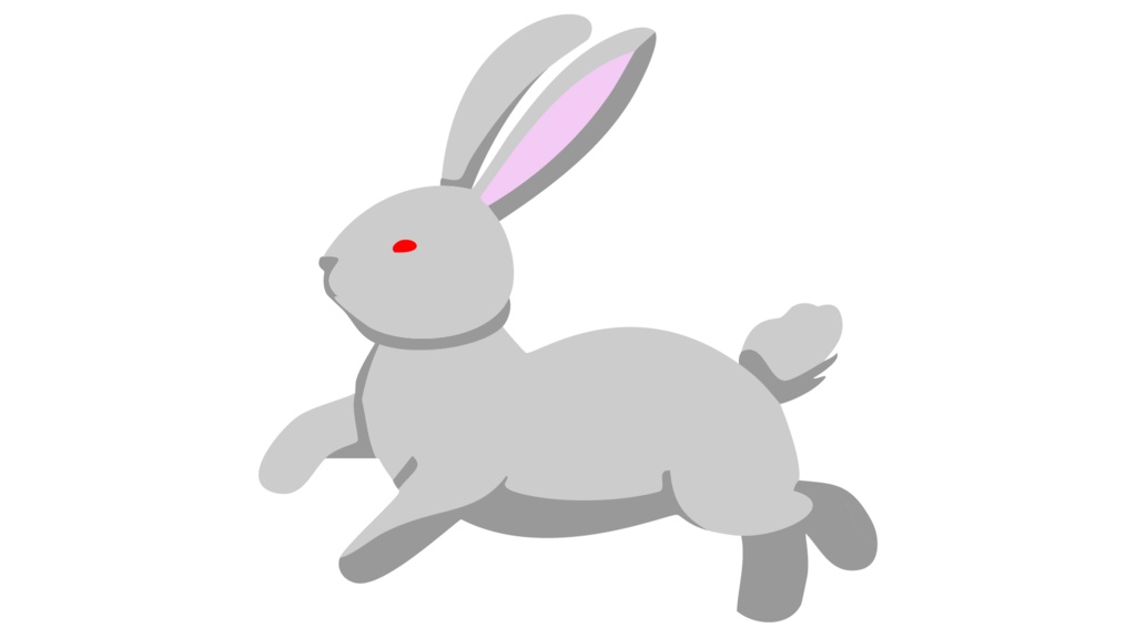 ダウンロード販売素材・販促イラスト素材・卯(うさぎ・兎・干支)ZIP (AI, PNG形式)