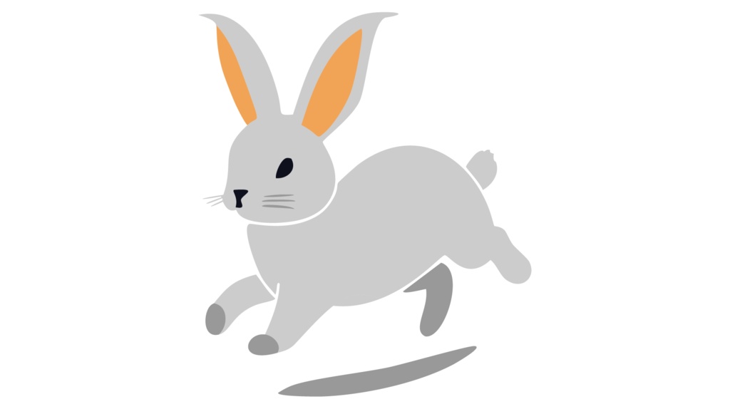 ダウンロード販売素材・販促イラスト素材・卯(うさぎ・兎・干支)ZIP (AI, PNG形式)