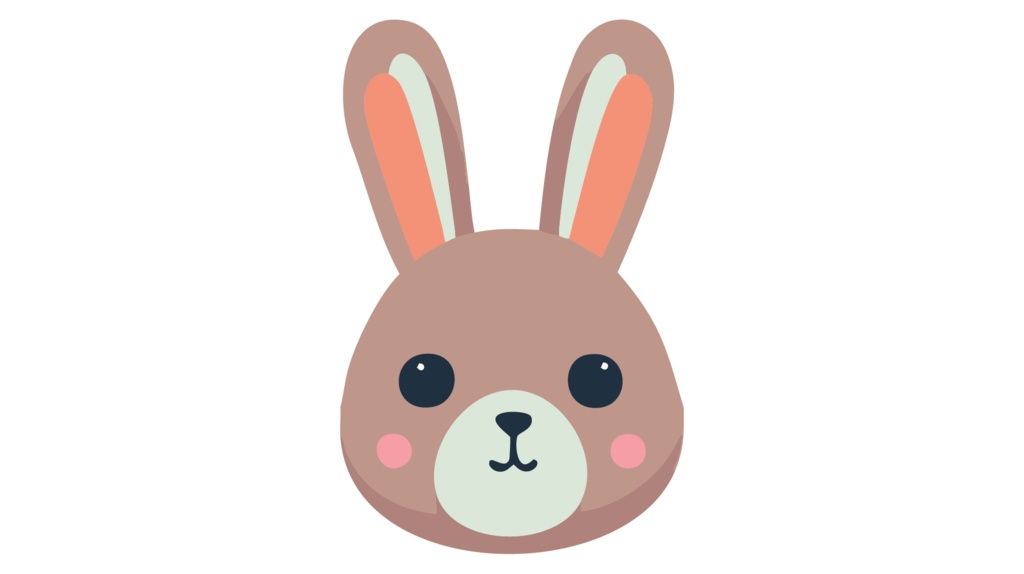 ダウンロード販売素材・販促イラスト素材・卯(うさぎ・兎・干支)ZIP (AI, PNG形式)