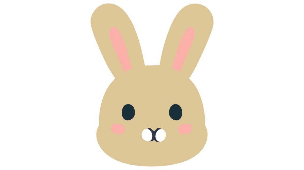 ダウンロード販売素材・販促イラスト素材・卯(うさぎ・兎・干支)ZIP (AI, PNG形式)