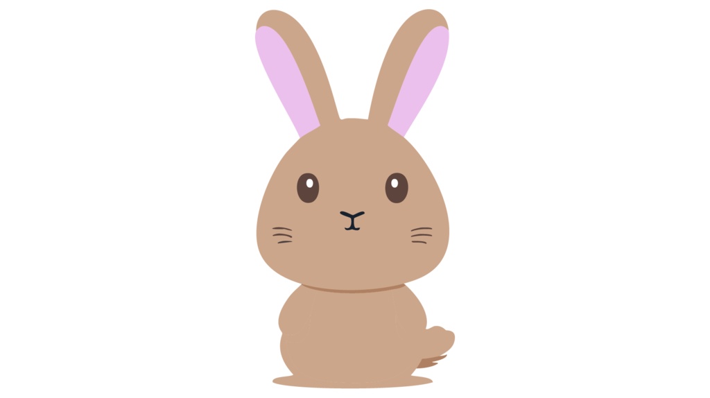 ダウンロード販売素材・販促イラスト素材・卯(うさぎ・兎・干支)ZIP (AI, PNG形式)