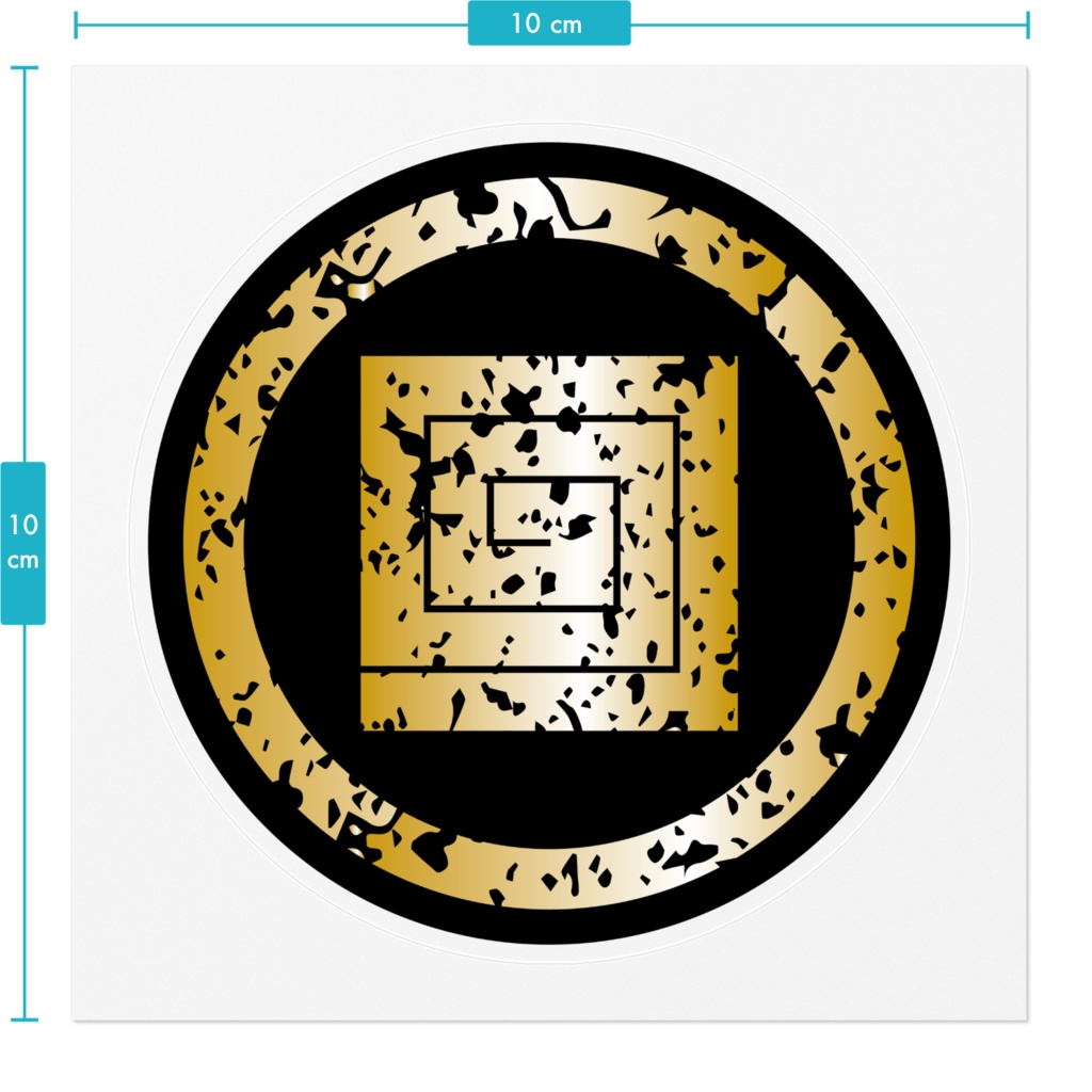 なるわん座限定!家紋ステッカー・平稲妻