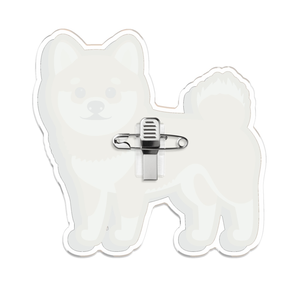 なるわん座限定!アクリルバッジ・しばっち(散歩12回目)