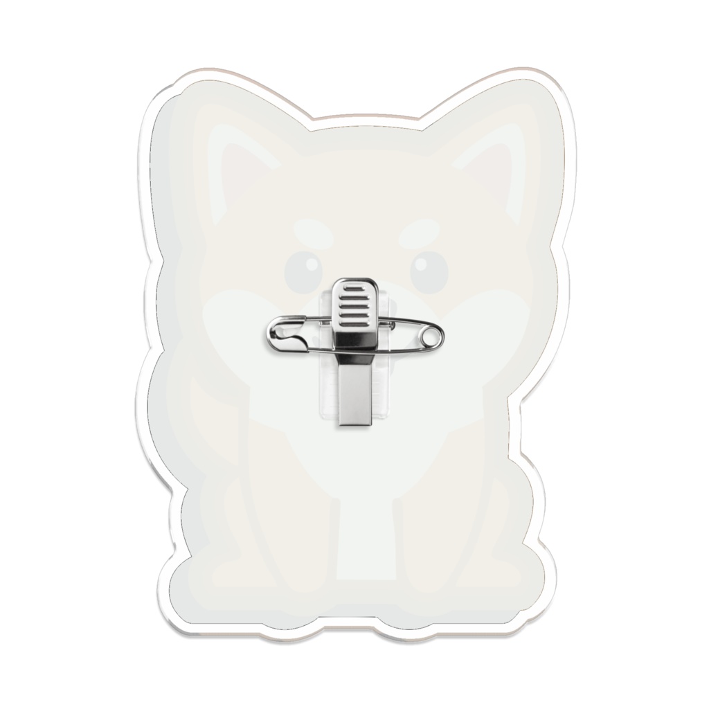 なるわん座限定!アクリルバッジ・しばっち(散歩10回目)